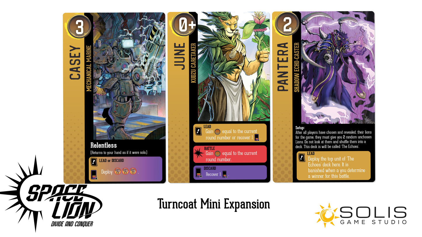 Turncoat Mini Expansion ( Space Lion: Divide and Conquer )