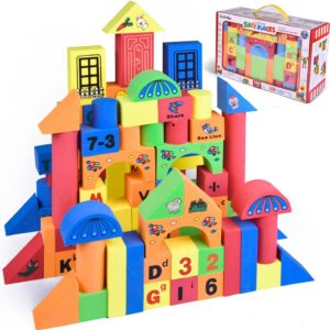 108 Pieces Foam Building Blocks for Toddlers