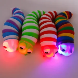 Caterpillar LED Googly Eye Articulated Flexible Fidget Toy