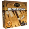 Classic Backgammon Game Board Set in Color