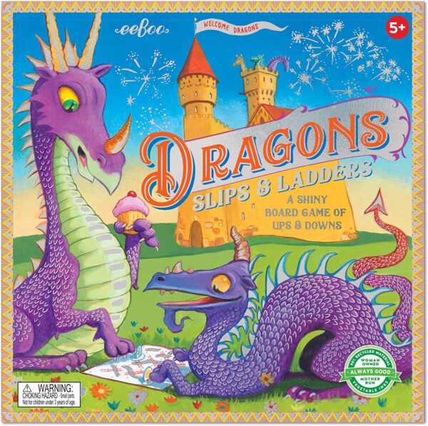 eeBoo: Dragons Slips & Ladders Board Game