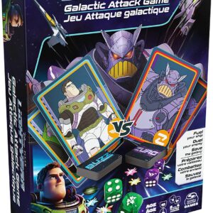 Disney Pixar Lightyear Galactic Attack Card Dice Game