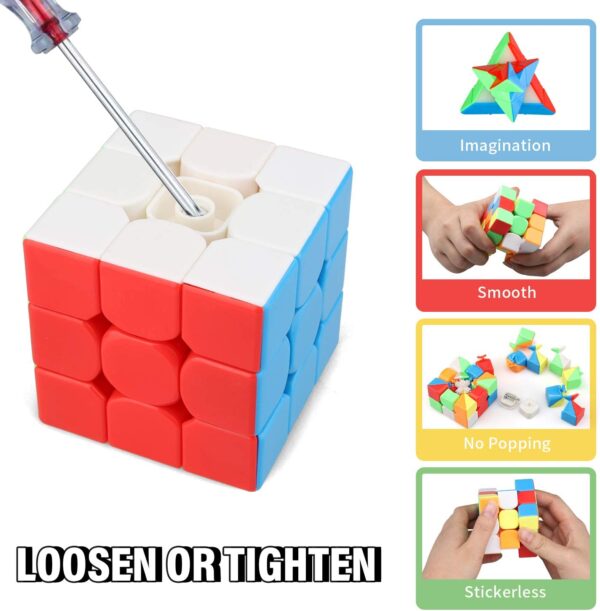 Magic Cube Inside a Pack in Colors With Instructions