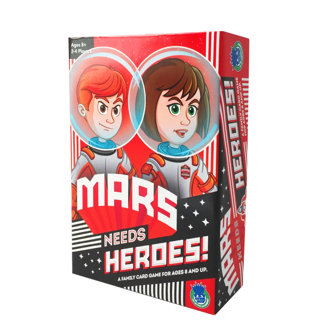 Mars Needs Heroes box with transparent background