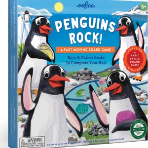 eeBoo Penguins Rock Board Game