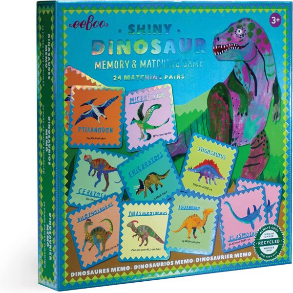 eeBoo: Shiny Dinosaur Memory and Matching Game