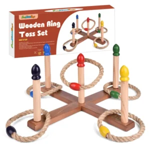 Wooden Ring Toss Games Outdoor Games