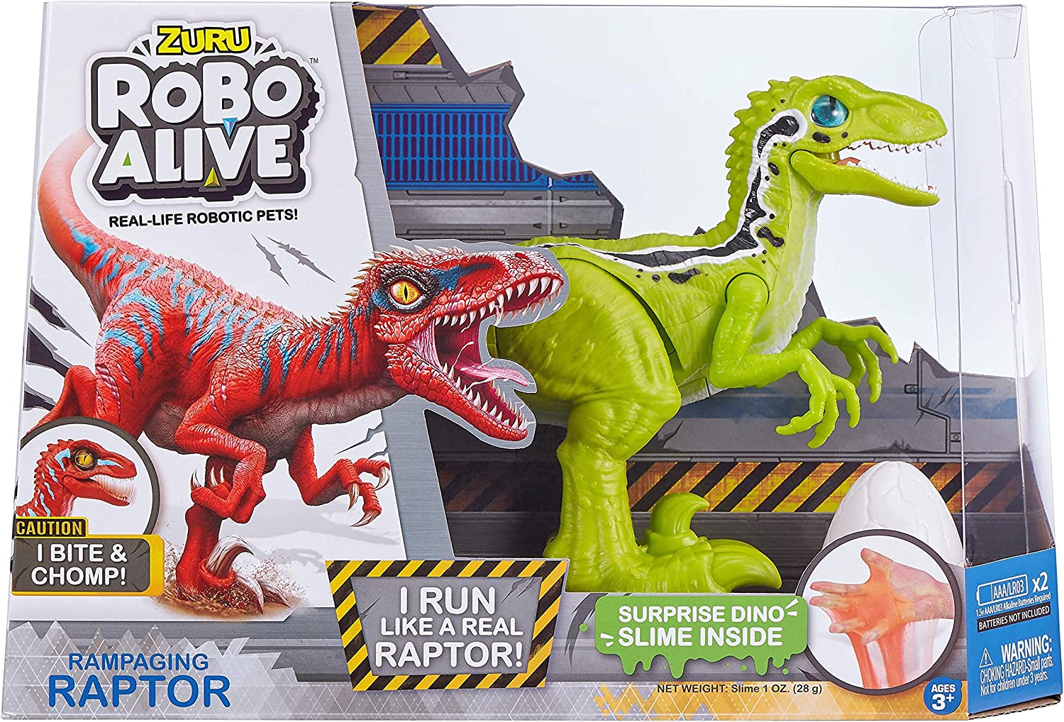 Robo Alive Rampaging Raptor by ZURU Dinosaur Toy