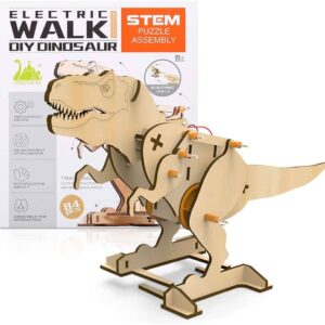 Tyrannosaurus DIY Electric Puzzle Assembly STEM Kit 84 pieces